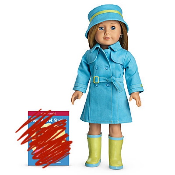 American Girl Raincoat and Boots Set - Picture 5 of 5